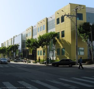 Bonifacio Technology Center as seen from the front of Sapphire Residences.