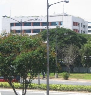 View as seen from the parking space at the back of Market Market. The road on the foreground is 32nd St.
