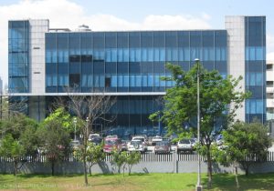 This is the Every Nation Building, where the Every Nation's Victory Fort Bonifacio Church is situated. This photo was taken from the topmost level of the parking zone at the northern side of Market! Market! facing 32nd Ave.