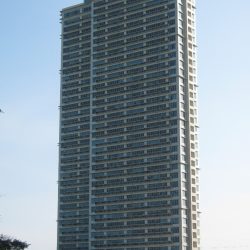 Fifth Avenue Place as seen from Old Lawton Avenue near the oval road (the entrance to American Cemetery).